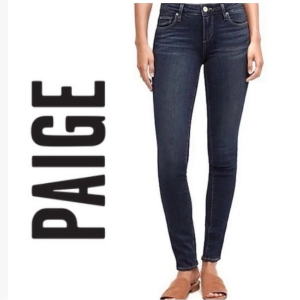 PAIGE Skyline Skinny Jeans classic indigo size 29